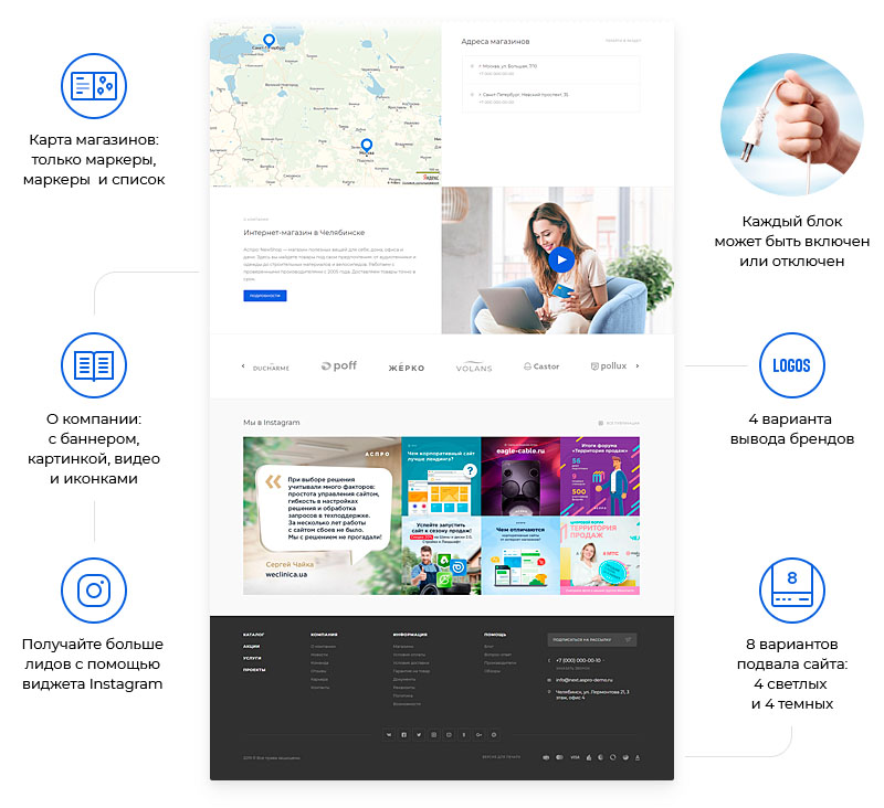Купить готовый интернет-магазин на базе Аспро Максимум